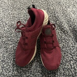 New Balance Women's Maroon Sneakers